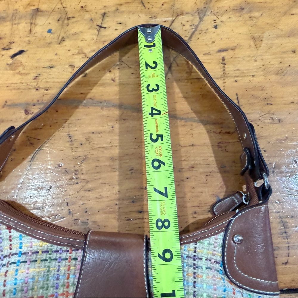 Relativity Weaved Multi Color Handbag Shoulder Ba… - image 3